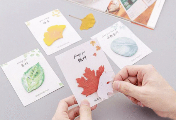 Cute Sakura Leaf Sticky Notes 1